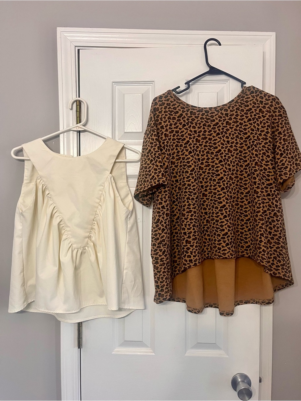 DAVI & DANI Brown Leopard Print Layered Tank Top from Amazon